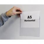Beaverswood Magnetic Industrial Strength Document Pockets A5 Horizontal clear (Pack 10) - MP5H10 61543BV