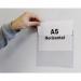 Beaverswood Magnetic Industrial Strength Document Pockets A5 Horizontal clear (Pack 10) - MP5H10 61543BV