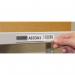 Beaverswood Magnetic Ticket Holders (Clear) With Card Insert (White) For Shelving and Racking H25mmxW100mm (Pack 100) - TS210M 61627BV