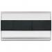 Beaverswood Magnetic Ticket Holders (Clear) With Card Insert (White) For Shelving and Racking H25mmxW100mm (Pack 100) - TS210M 61627BV