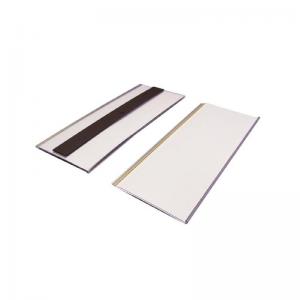 Beaverswood Magnetic Ticket Holder Clear With Card Insert White For