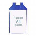 Beaverswood Magnetic Plastic Wrap-Around Pockets For RollMesh Industrial Cages A4 Vertical (Pack 10) - WRP4V10 61683BV