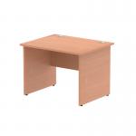 Impulse 1000 x 800mm Straight Desk Beech Top Panel End Leg MI000370 61688DY