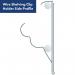 Beaverswood Wire Shelving Clip Holder With Card Inserts H43mmxW75mm (Pack 12) - WSC4712 61697BV