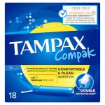 Tampax Compact Regular Applicator Tampons Box x18 (Pack 6) - 31391 61725RG