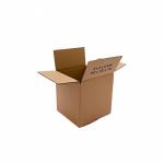 Single Wall Cardboard Cartons152x152x152mm Brown (Pack 25) - 51SW003 61858LM