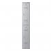 Phoenix PL Series 1 Column 2 Door Personal Locker in Grey with Key Locks PL1230GGK 61902PH