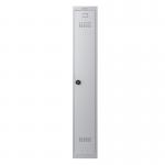 Phoenix PL Series 1 Column 1 Door Personal locker in Grey with Combination Lock PL1130GGC 61944PH