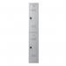 Phoenix PL Series 1 Column 2 Door Personal Locker in Grey with Combination Locks PL1230GGC 61965PH