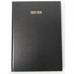 ValueX Academic Mid Year A4 Week To View Diary 20252026 Black - A43E Black 62005SY