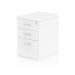 Impulse 600mm Deep 3 Drawer Desk High Pedestal White I000189 62010DY