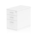 Impulse 800mm Deep 3 Drawer Desk High Pedestal White I000191 62017DY