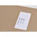 Purely Everyday A4 Single Integrated Label S13 One Integral Hotmelt Label 110x60mm White (Pack 1000) 62068SM