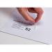 Purely Everyday A4 Single Integrated Label S2 One Integral Hotmelt Label 110 x 76mm White (Pack 1000) 62075SM