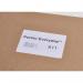 Purely Everyday A4 Single Integrated Label S11 One Integral Hotmelt Label 110 x 80mm White (Pack 1000) 62082SM