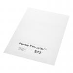 Purely Everyday A4 Single Integrated Label S12 One Integral Hotmelt Label 140 x 60mm White (Pack 1000) 62096SM