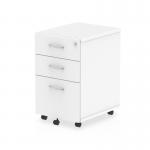 Impulse 3 Drawer Under Desk Pedestal White I001654 62101DY