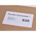 Purely Everyday A4 Single Integrated Label S20 One Integral Hotmelt Label 160 x 105mm White (Pack 1000) 62117SM