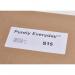 Purely Everyday A4 Single Integrated Label S15 One Integral Hotmelt Label 160 x 80mm White (Pack 1000) 62131SM