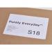 Purely Everyday A4 Single Integrated Label S18 One Integral Hotmelt Label 164 x 120mm White (Pack 1000) 62138SM