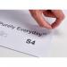 Purely Everyday A4 Single Integrated Label S4 One Integral Hotmelt Label 190 x 105mm White (Pack 1000) 62145SM
