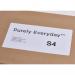 Purely Everyday A4 Single Integrated Label S4 One Integral Hotmelt Label 190 x 105mm White (Pack 1000) 62145SM