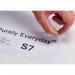 Purely Everyday A4 Single Integrated Label S7 One Integral Hotmelt Label 190 x 90mm White (Pack 1000) 62152SM