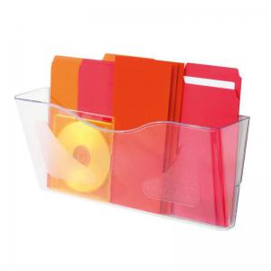 Deflecto A4 Landscape Antimicrobial Wall Pocket Literature File