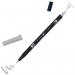 Tombow ABT Dual Brush Pen Water Based Brush Pen with Two Tips Cool Gray 3 (Single Pen) - ABT-N75 62250SQ