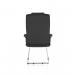 Moore Deluxe Soft Bonded Leather Cantilever Visitor Chair with Arms Black - KC0152 62269DY