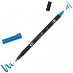 Tombow ABT Dual Brush Pen Water Based Brush Pen with Two Tips Cobalt Blue (Single Pen) - ABT-535 62278SQ