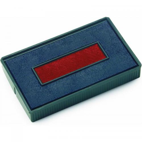 COLOP E4850 Dual Colour Twin Replacement Ink Pad RedBlue (Blister Pack) - 131346 62565CL