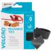 The photo captures a pack of versatile hook and loop fasteners by Velcro Limited. The OneWrap reusable ties in black measure 30mmx5m and are perfect for organizing various items.