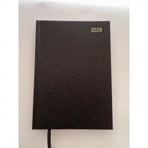 ValueX Desk Diary A5 Week To View 2026 Black - BUSA53 Black 62677SY