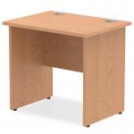 Impulse 800 x 600mm Straight Desk Oak Top Panel End Leg MI002906 62948DY