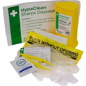 HypaClean Sharps Disposal Pack 1 Application - K399 63167FA