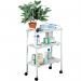 Medical Storage Trolley on Wheels 3 Tier 300x510x725mm - F839 63279FA