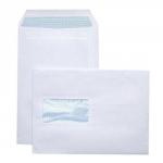 Blue Label Pocket Envelope C5 Self Seal Window 90gsm White (Pack 500) 63330BG