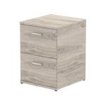 Impulse 2 Drawer Filing Cabinet Grey Oak I003241 63389DY
