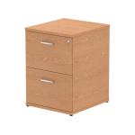 Impulse 2 Drawer Filing Cabinet Oak I000780 63396DY