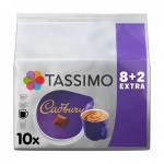 Tassimo Cadburys Hot Chocolate Pods (Pack 8 + 2 Free) - 4058265 63622JD