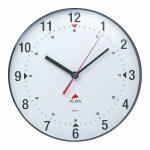 The Alba Wall Clock features a sleek black design with a 250mm diameter. Its modern appearance adds a touch of elegance to any room, and its reliable timekeeping makes it a practical addition to any home or office space. The Alba logo is prominently displayed on the clock face.