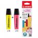 BOSS ORIGINAL Highlighter Yellow (Pack 10)+Pink (Pack 10) + POINT 88 Fineliner Zigzag Card Assorted Colours (Pack 18) - 702410+7056+88185 64014XX