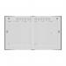 Collins Quarto Desk Diary Week to View Appointments 2026 Black A36.99-26 - 822183 64210CS