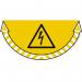 CEP Sticker Electrical Hazard Yellow 64215CE