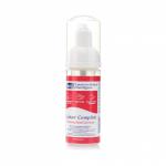 A compact 47ml bottle of Deb Cutan InstantFOAM Alcohol Based Foam Hand Sanitiser. The bottle is labeled with the Deb Group logo and contains a clear, foamy liquid. Perfect for on-the-go hand sanitization.