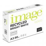 Image Bright White Recycled Printer Paper A3 80gsm (Box 5 Reams) - 623526 64658AN