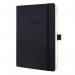 In the photograph, the Sigel Conceptum Diary is shown in black with a sleek A5 design. The diary features a page for each day of the year, perfect for keeping organized in 2026. With a high-quality finish, this diary exudes professionalism and elegance.
