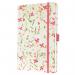 The photo captures a beautiful Sigel Jolie Diary for 2026, with a pink bloom design on the cover. The A5 size allows for easy portability, and the week-to-view layout helps with time management. This diary is perfect for staying organized and adding a touch of elegance to daily planning.