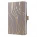 This slim diary has a luxurious Mocca Meringue cover and features a week to view format. The pages are a creamy color with crisp lines and ample writing space. Perfect for organizing your days and keeping track of appointments.